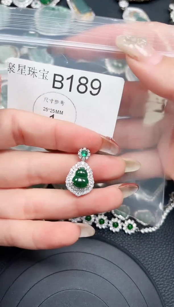 【闪购商品】翡翠颈饰未镶嵌 赠皮绳189