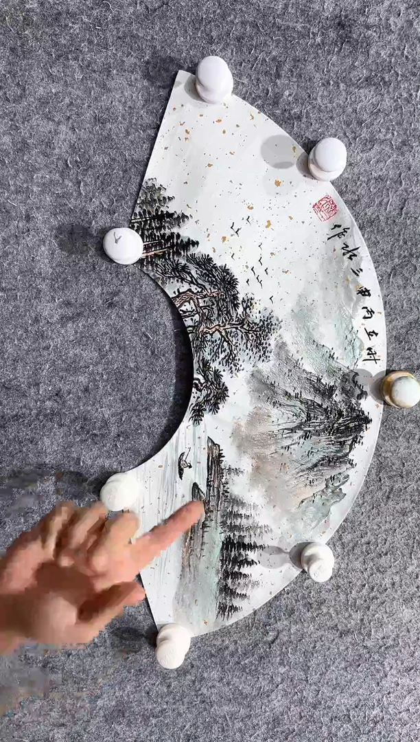 国画张传亭老师的作品