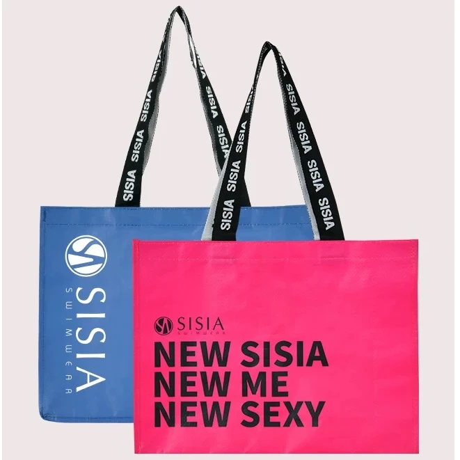 SISIA 游泳运动杂物收纳包大容量户外环保袋卡通防水单肩定做国潮