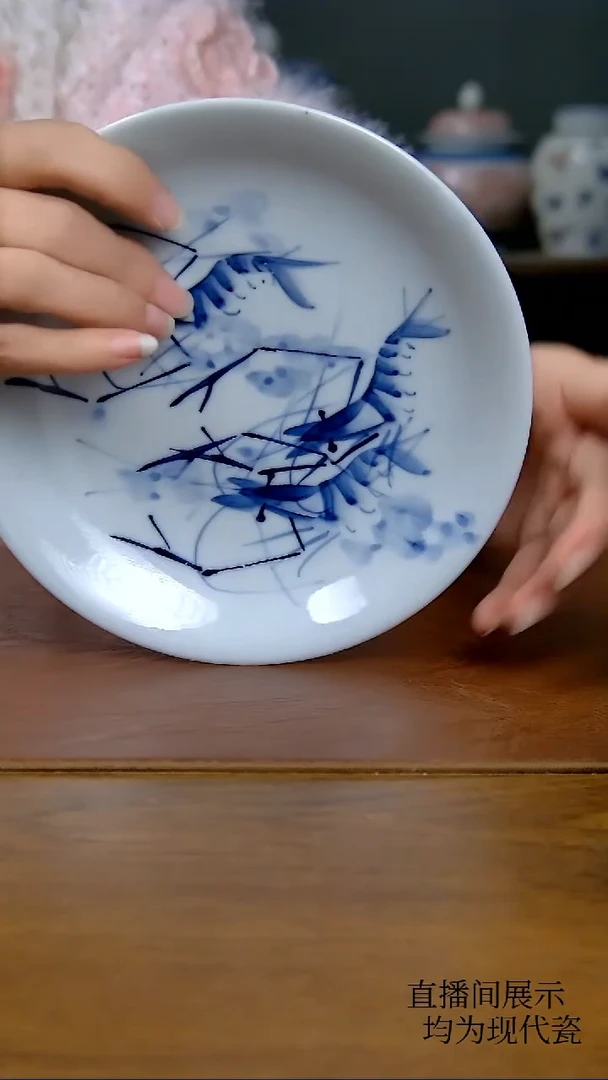 其他写意虾趣壶承