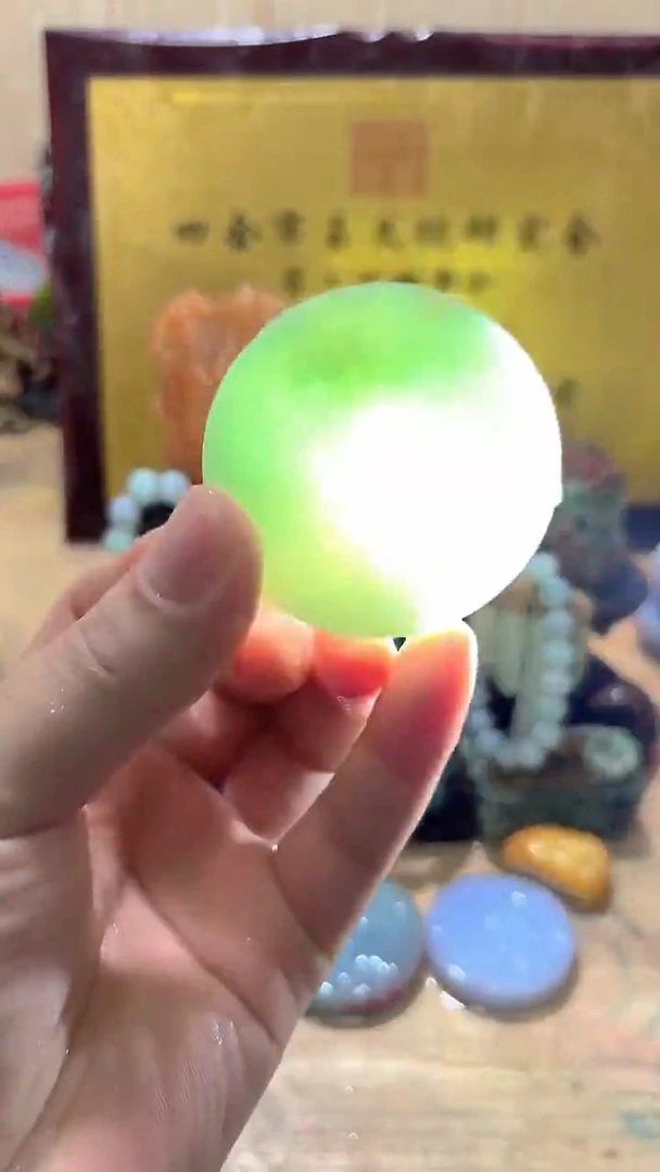 未镶嵌挂件翡翠A货常璀6945