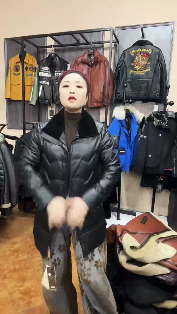 羊皮羽绒100-120斤