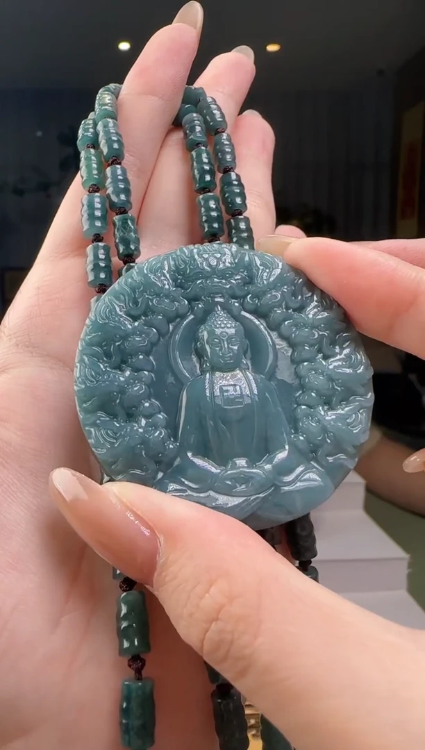 吊坠(赠链)未镶嵌翡翠多样性发其一CC@@60B7J03757