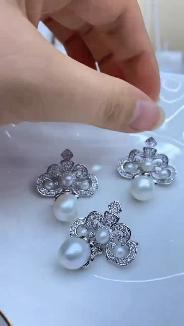 未镶嵌胸饰淡水珍珠胸针样性发其一