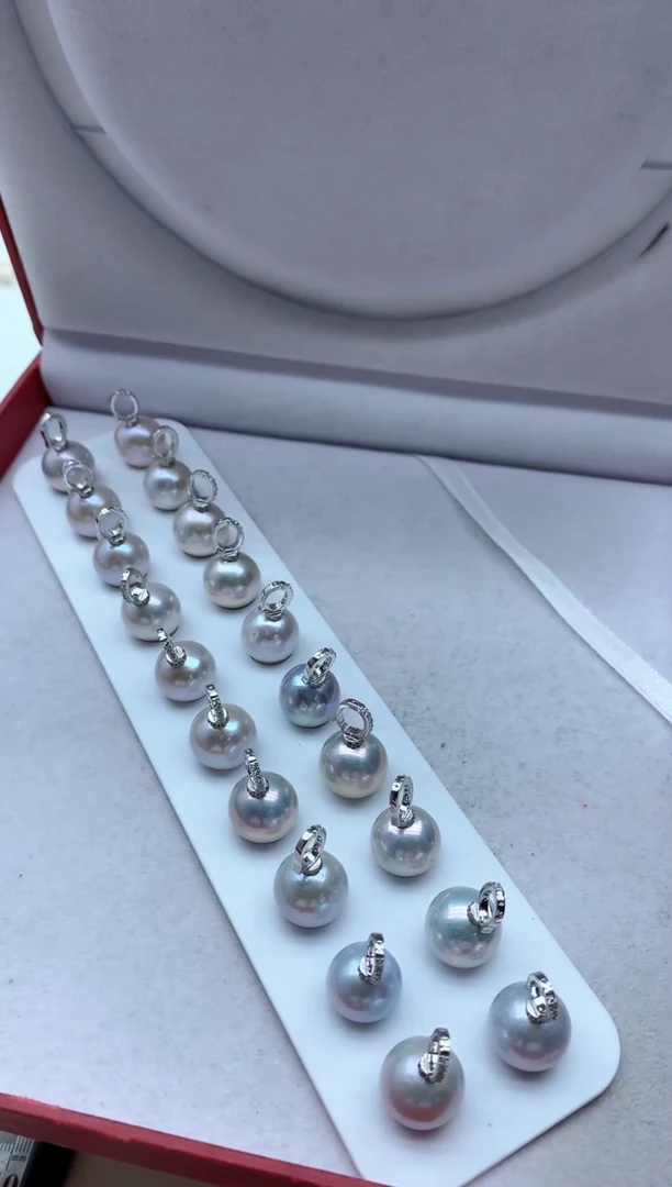 【闪购商品】淡水珍珠吊坠(不含链)银S925镶嵌多样性发其一非无暇