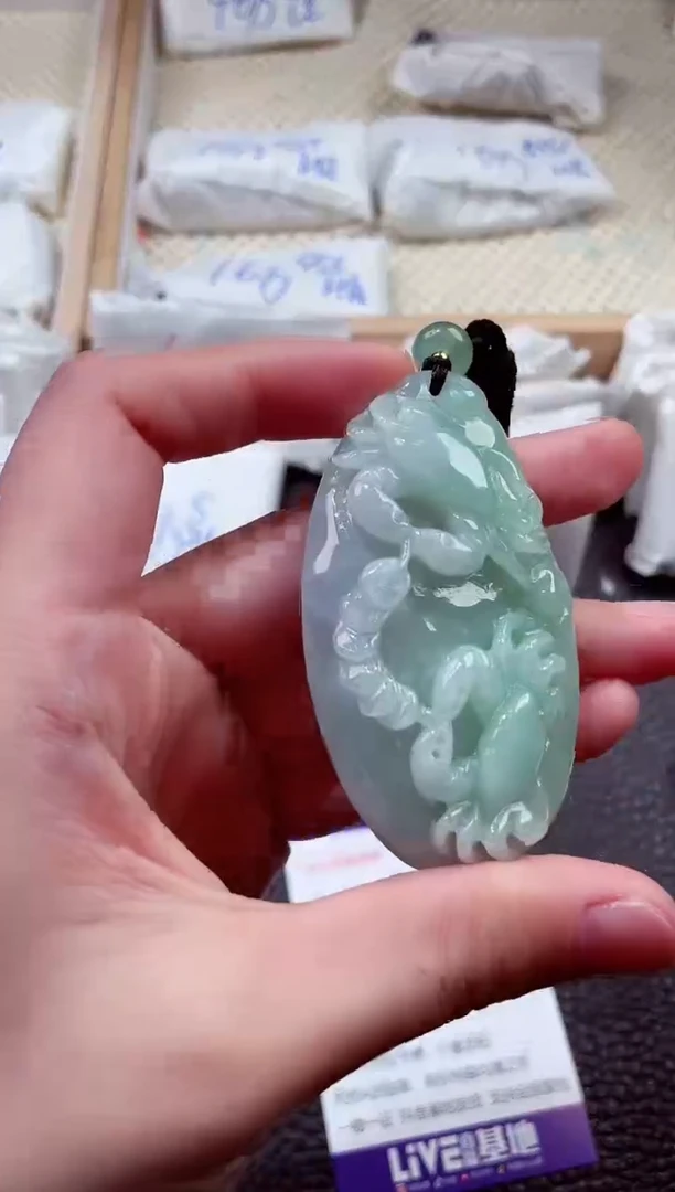 翡翠未镶嵌颈饰00008530