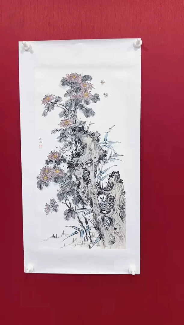 国画秦燕格老师画作