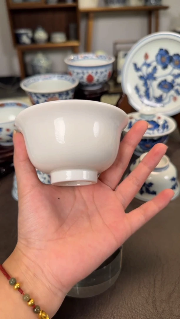 白胎手工大压手杯