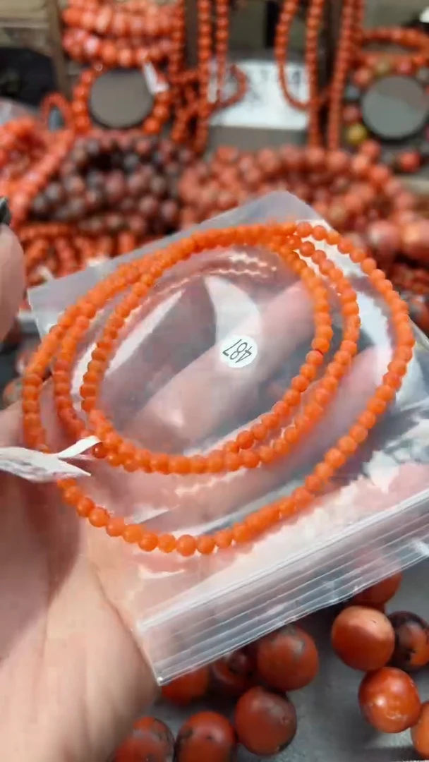 【闪购商品】南红玛瑙未镶嵌手串4+