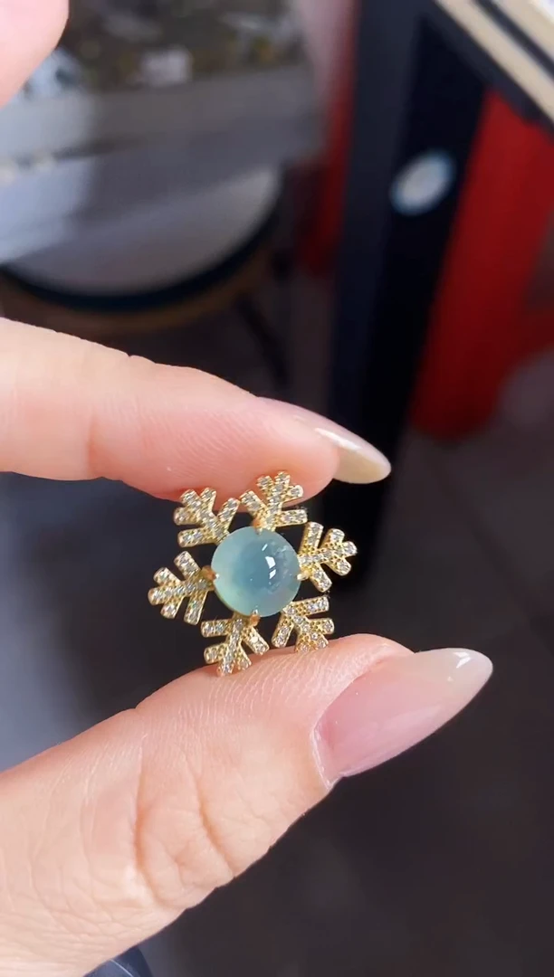 颈饰银S925镶嵌翡翠12