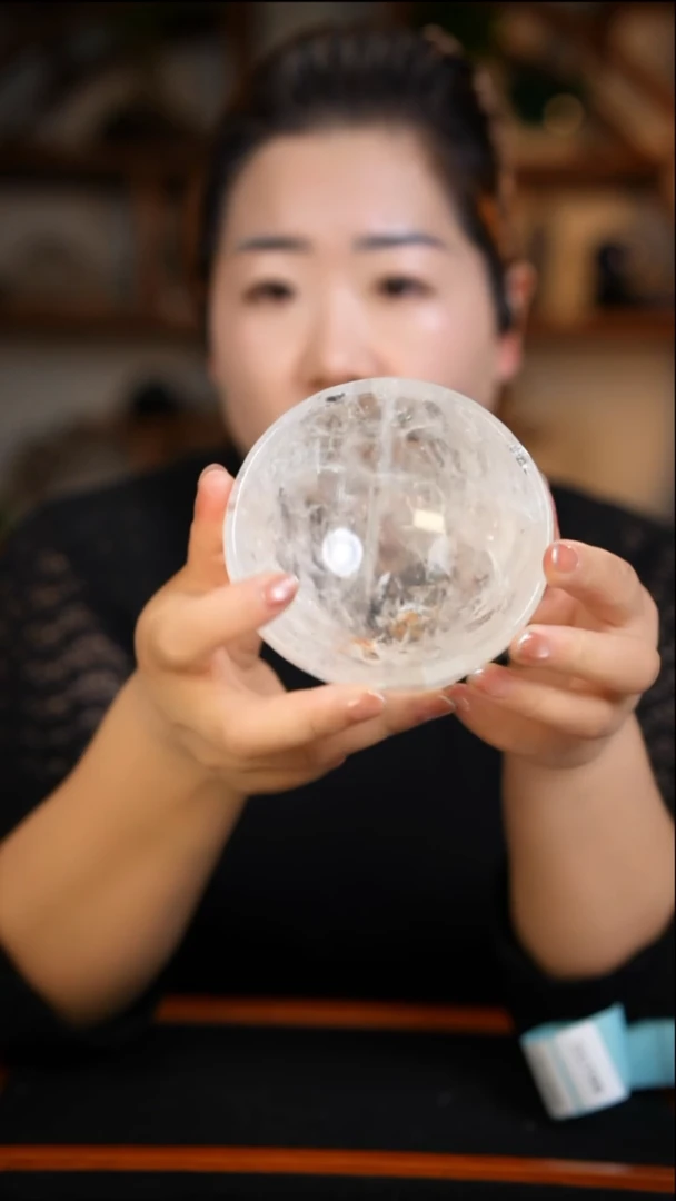 未镶嵌珠宝半成品水晶白水晶碗D199