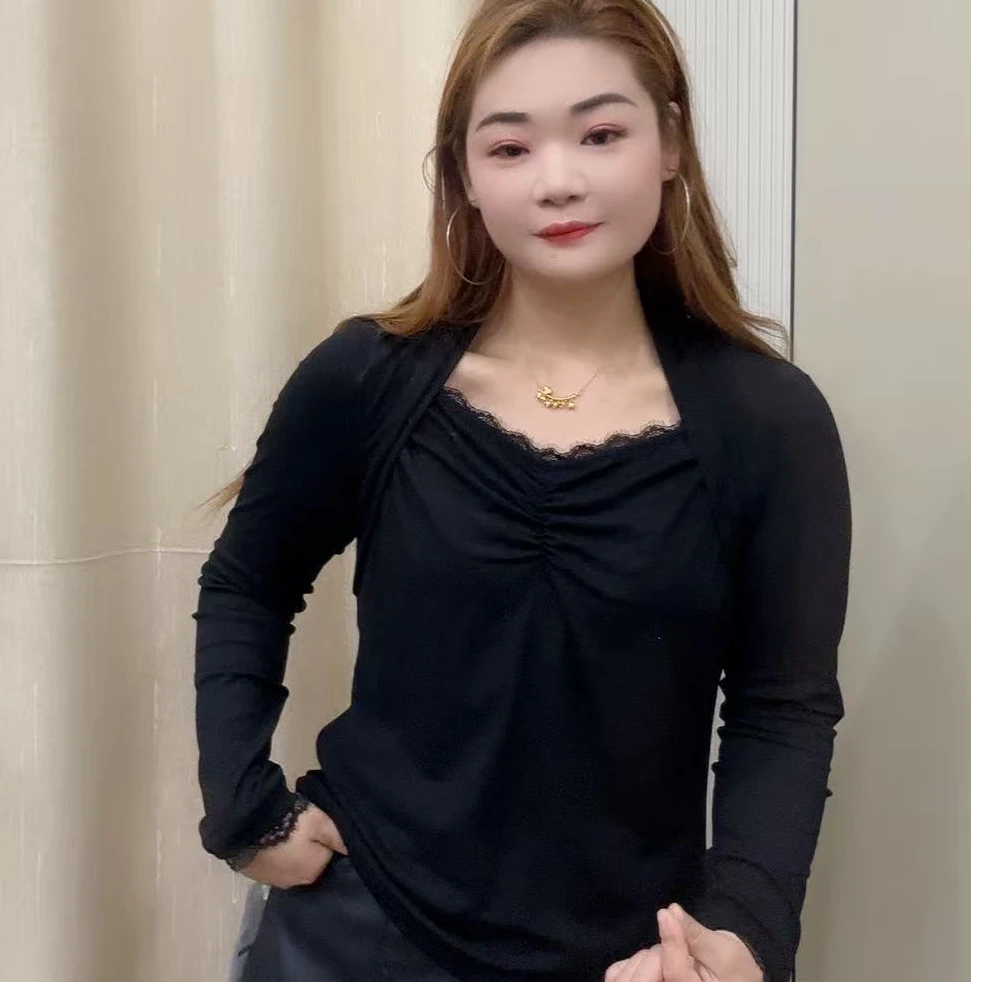 LN-2577款胖妹妹性感气质衫