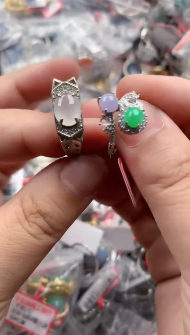 银S925镶嵌戒指翡翠1616    4