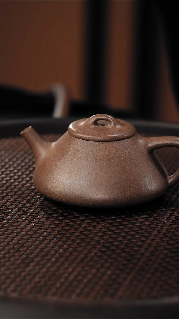 茶壶紫砂石瓢 原矿紫砂