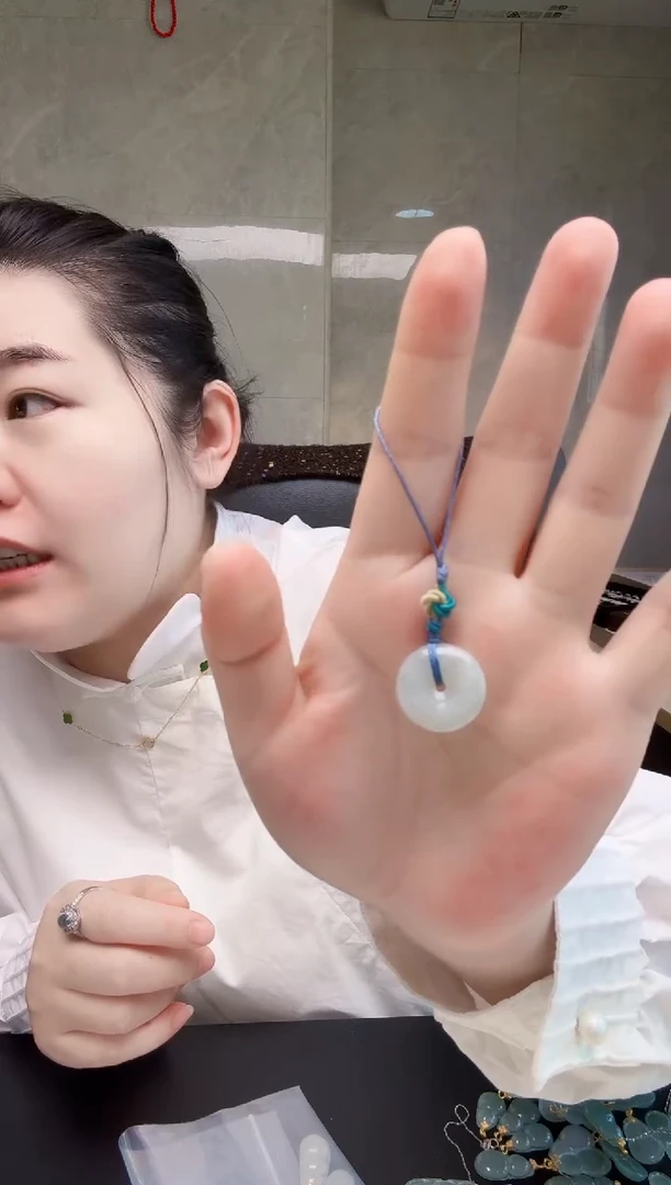 颈饰未镶嵌翡翠翡翠平安扣1号手机挂包挂多样性发货