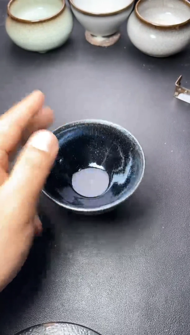 茶盏118   叶紫建盏叶紫建盏