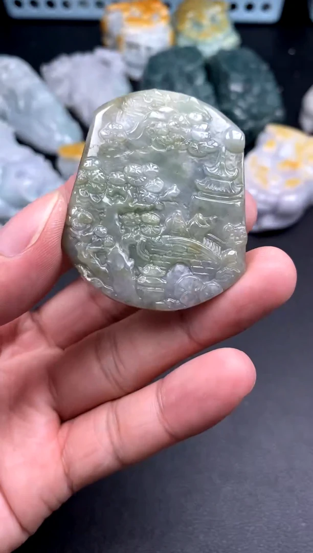 吊坠(不含链)未镶嵌翡翠1