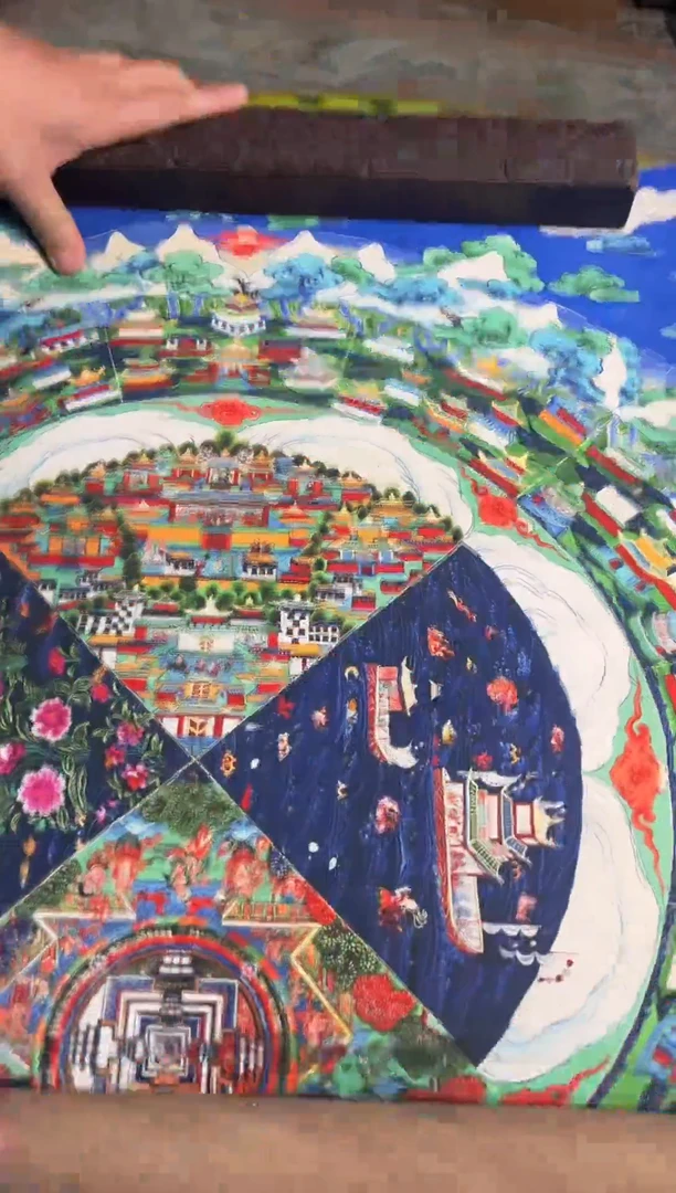 卷轴画东东唐卡tk16