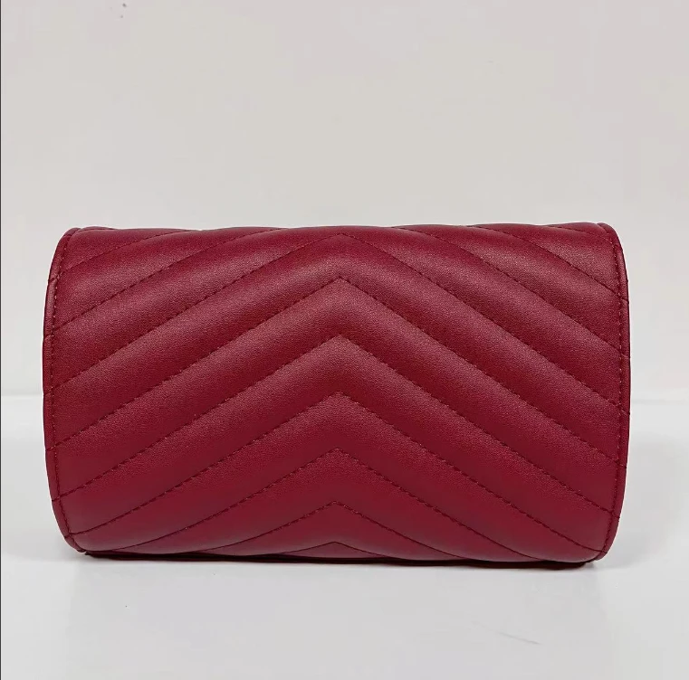 【小裴300】TR-原创小众设计款--红色单肩斜挎包