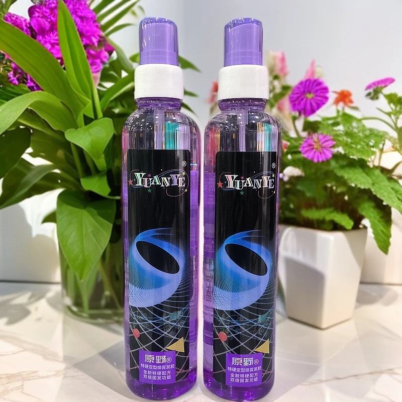 正品原野特硬定型啫喱水定型喷雾发胶大瓶实惠装升级款新包装