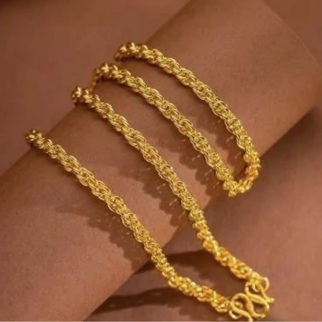 男士霸气简约麻花链TT118