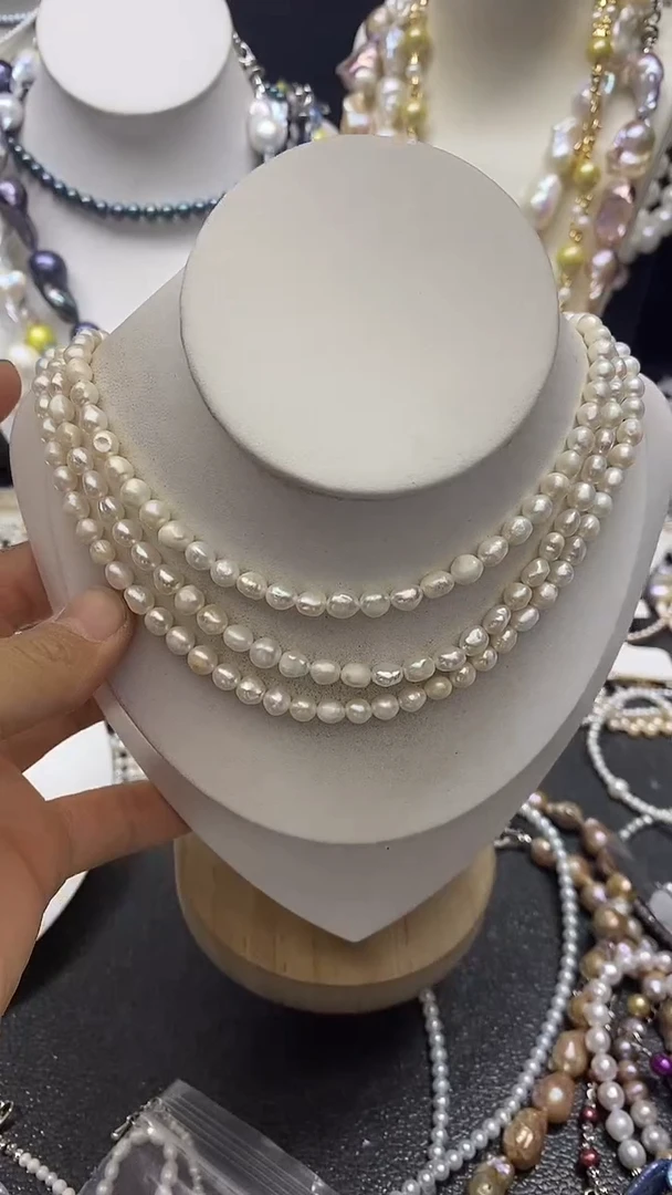 颈饰未镶嵌淡水珍珠多人