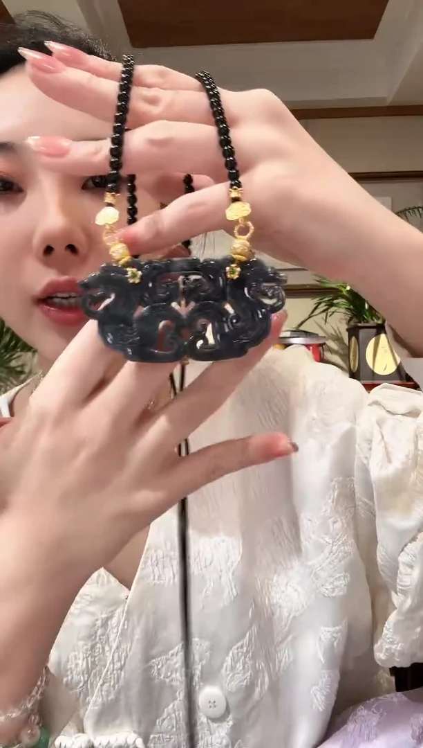 【闪购商品】翡翠颈饰未镶嵌国风