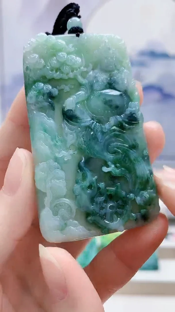 未镶嵌定制翡翠4829ry-毛货挂件78
