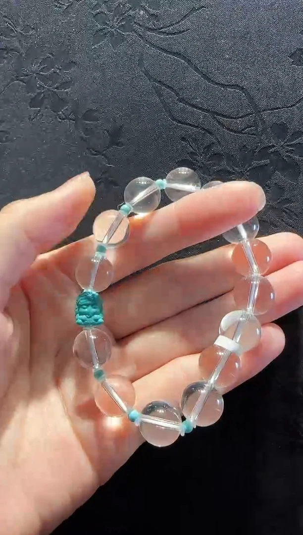 未镶嵌手串水晶珠宝原创12mm+