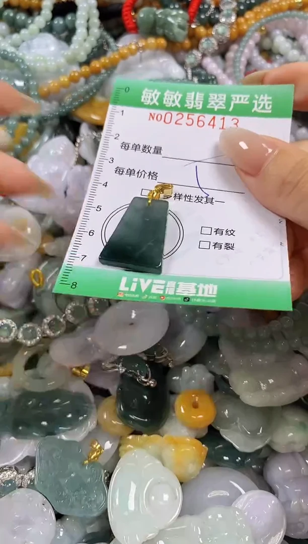 翡翠未镶嵌颈饰闪购0256413