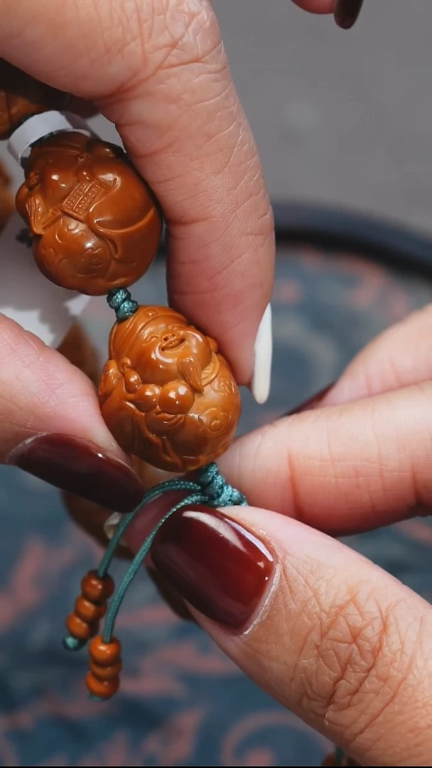 手串/手链橄榄核俊**下八宝财神