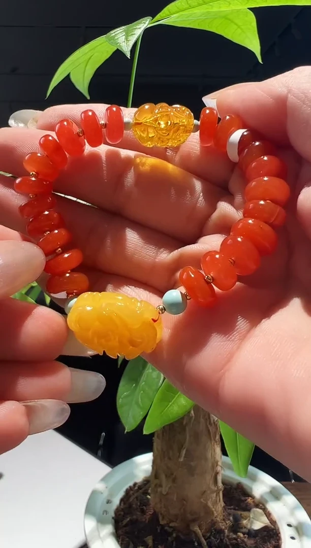 未镶嵌手串南红玛瑙南红72