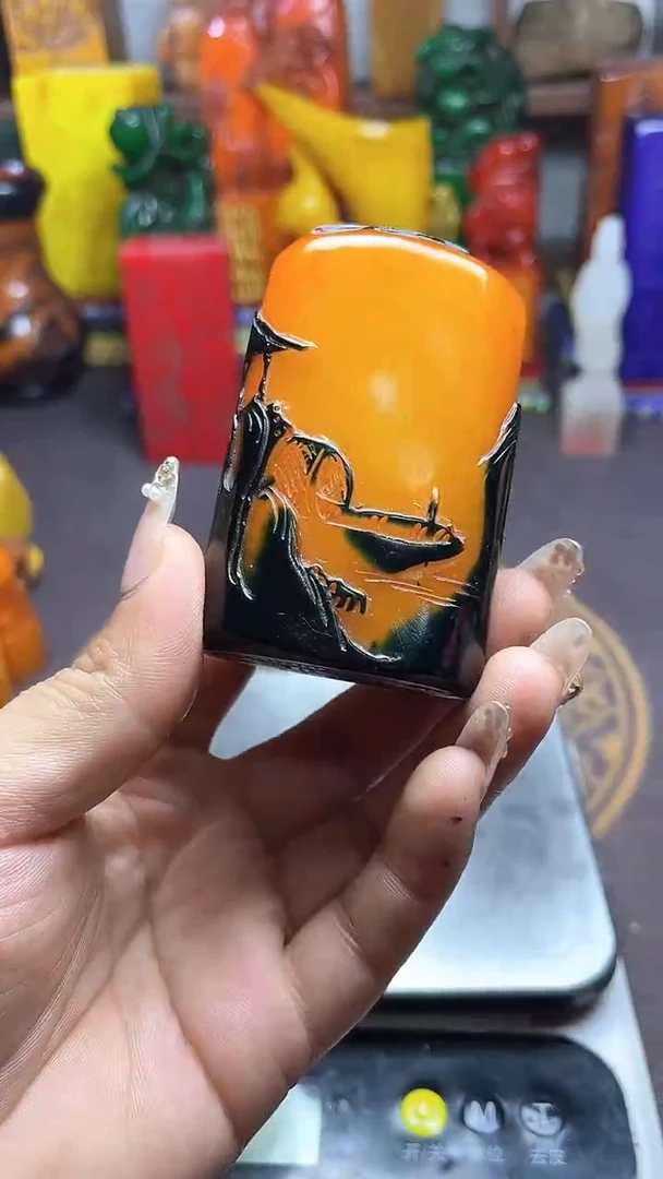 寿山石印石纯天然石料