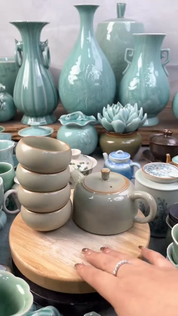 【闪购商品】特价福利 微瑕 慧仙青瓷