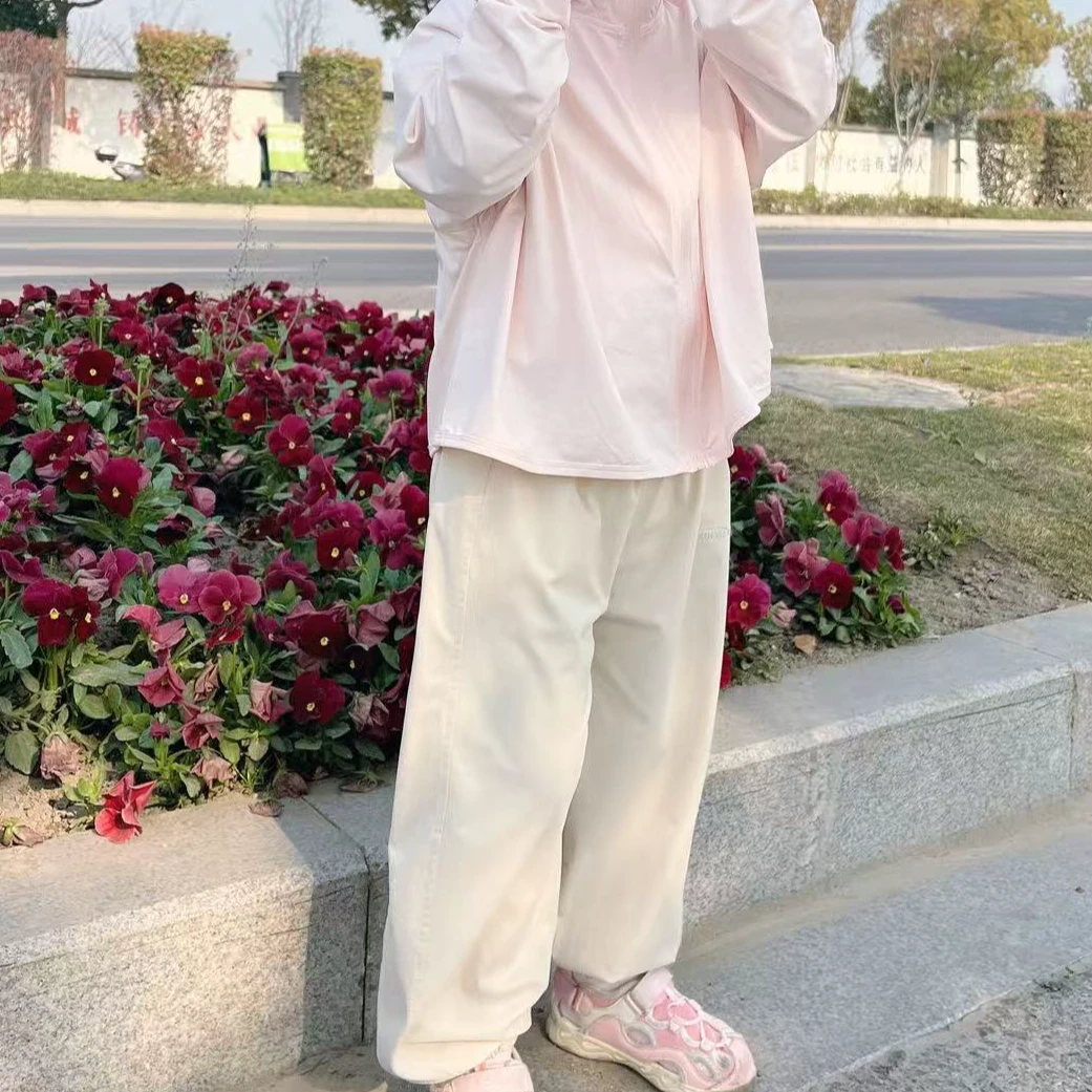 儿童夏季速干裤锦纶薄款潮款冰丝裤男孩女孩中大童运动晾感防蚊裤