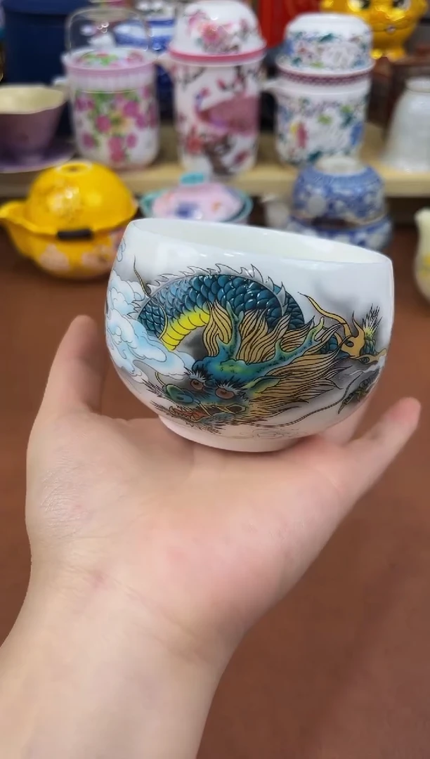 陶瓷茶具摆件旅行套组
