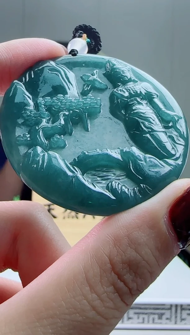 颈饰未镶嵌翡翠天然A货翡翠  多样性发其一