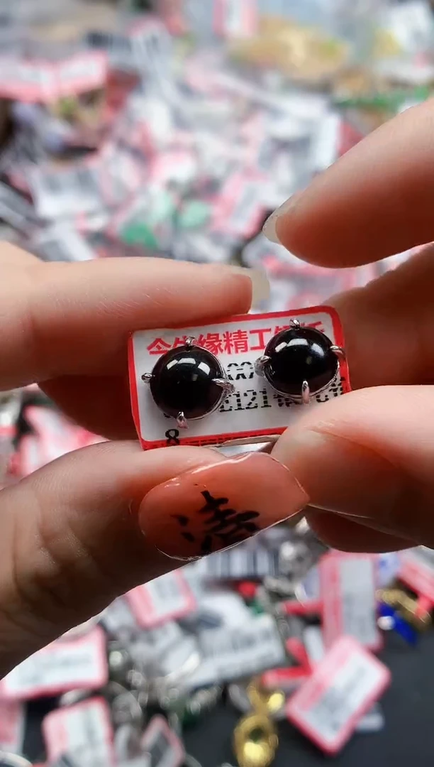 银S925镶嵌戒指翡翠天然A货缅甸翡翠