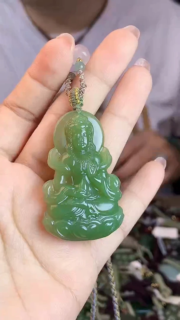 和田玉未镶嵌挂件1