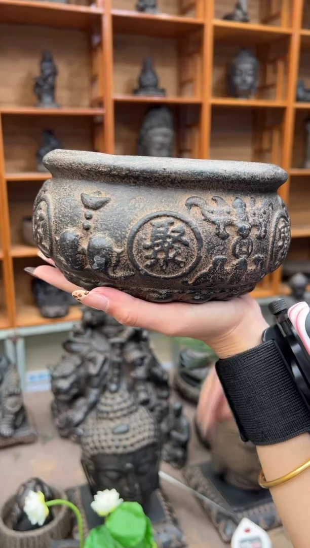 陶土【火山泥】聚宝盆