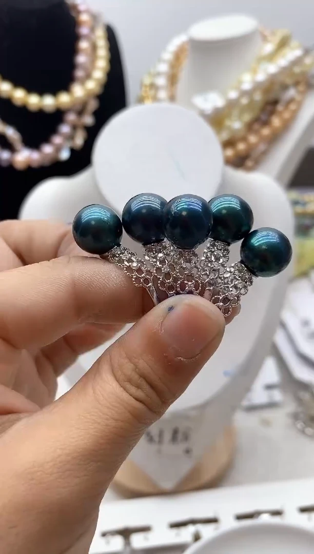 【闪购商品】淡水珍珠颈饰钛钢85