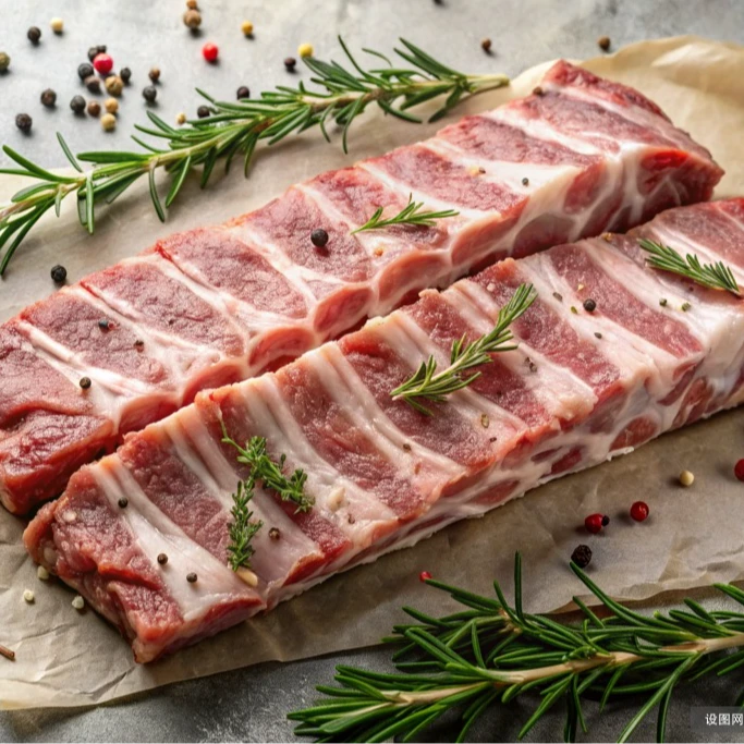 【散养土猪肋排】散养土猪肋排新鲜冷冻发货含8%软骨