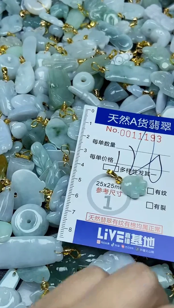 【闪购商品】翡翠颈饰未镶嵌天然A货翡翠