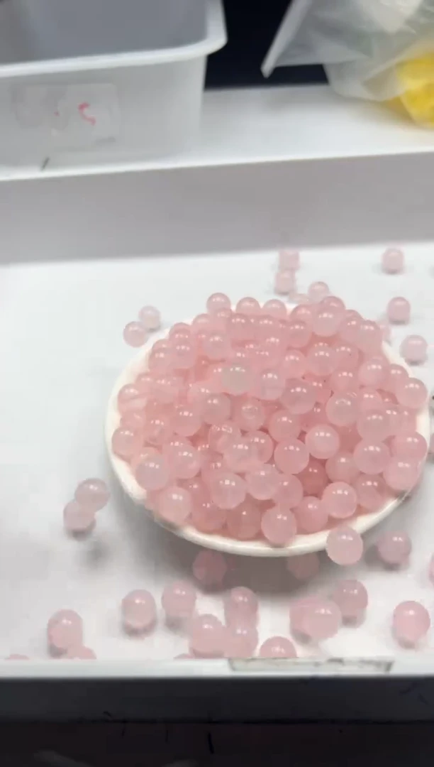 未镶嵌颈饰水晶w932粉水晶10mm*20颗