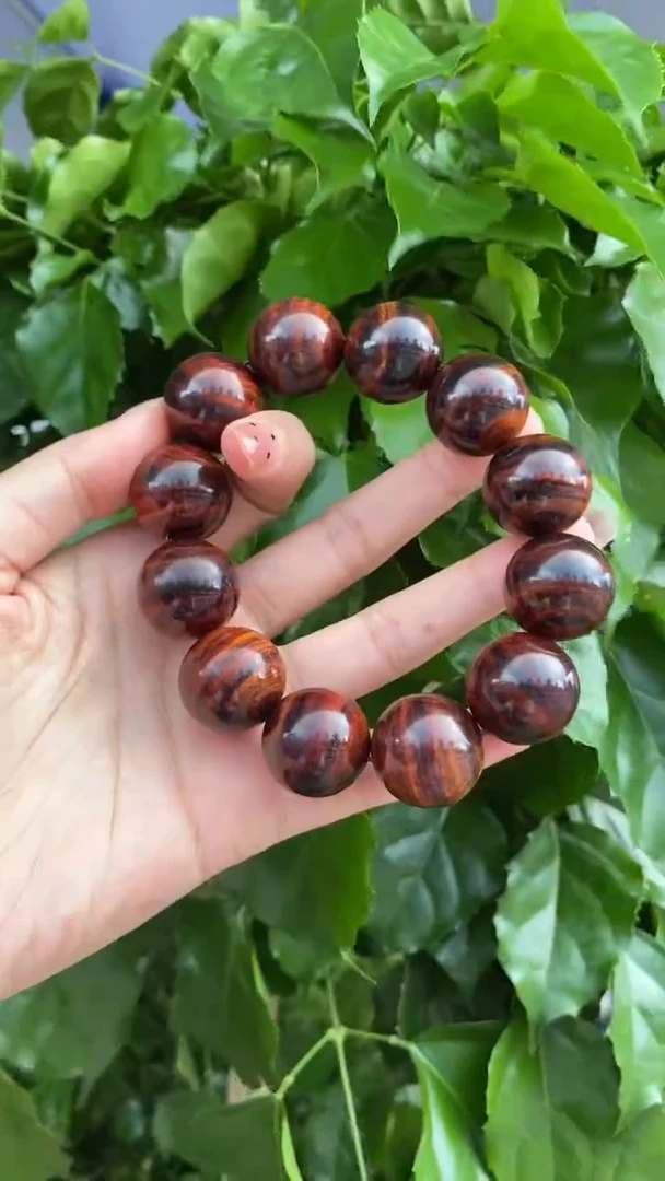 黄花梨/降香黄檀海南黄花梨西部霸王岭2.0手串（399）