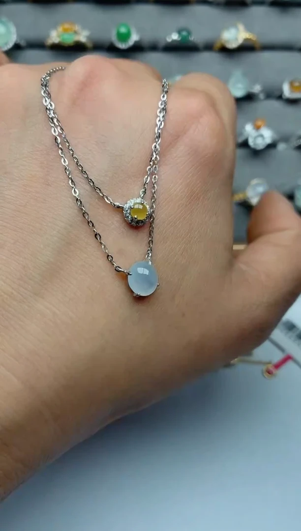 银S925镶嵌戒指翡翠.