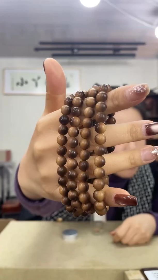 乌木类521老山檀0.8*108串木木木