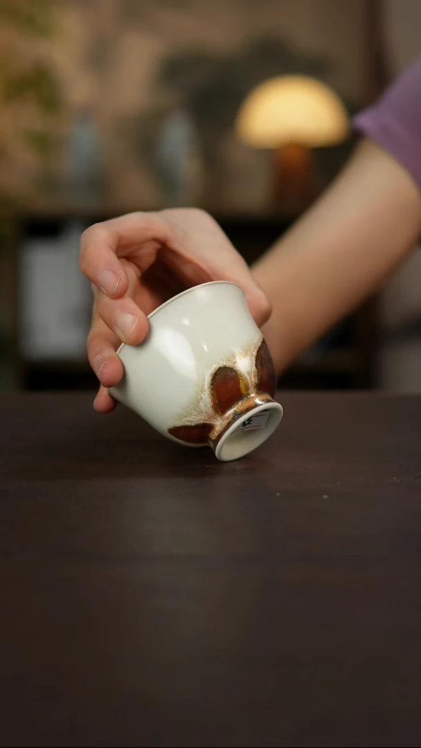 景德镇陶瓷杯碗柴烧多人