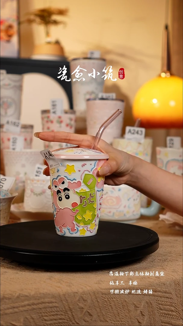 景德镇高温釉下彩立体釉创意瓷
