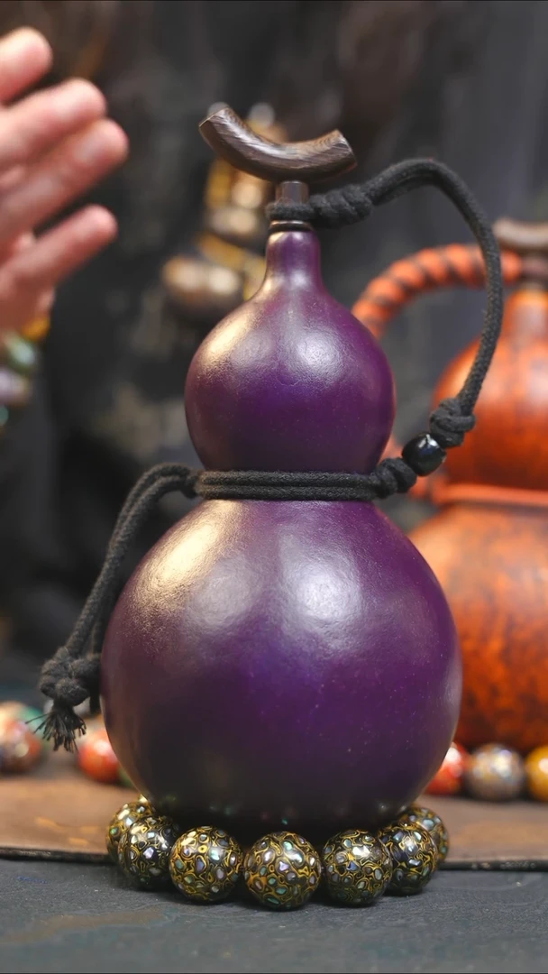 【闪购商品】YC112大漆酒葫芦不包手串及旋转底座